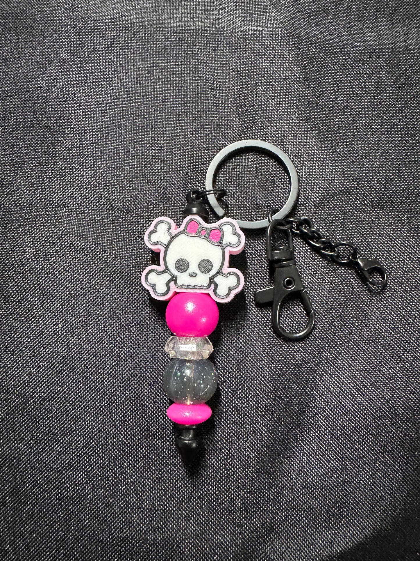 Cute Skull Keychain