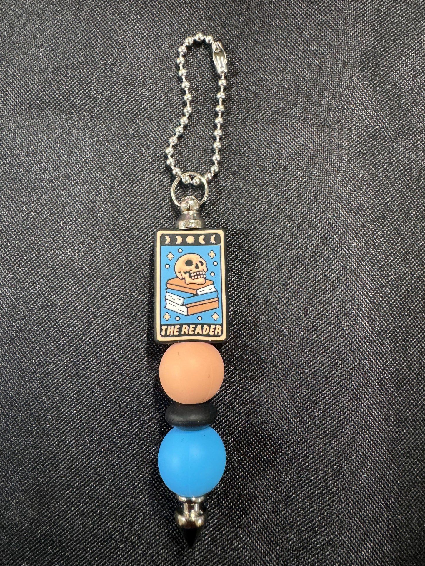 The Reader cup charm