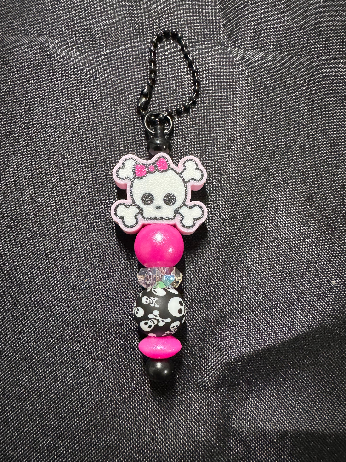 Cute Skull Tumbler Charm