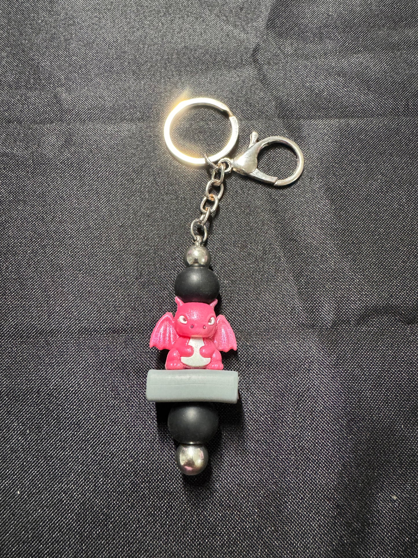 Book Dragon Keychain