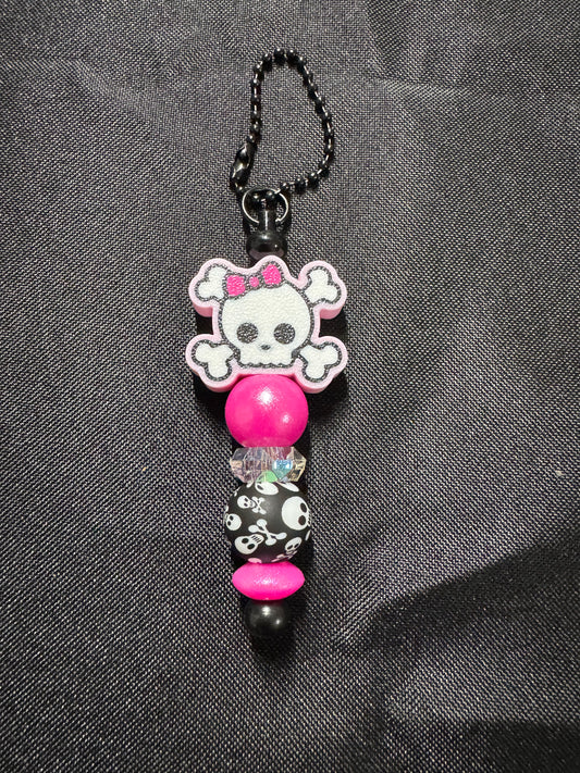 Cute Skull Tumbler Charm