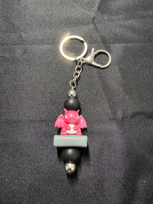 Book Dragon Keychain